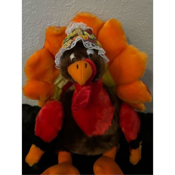 Kids of America Animated Thanksgiving Talking Turkey Plush 1999 Works - Picture 2 of 5